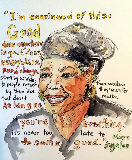 Maya Angelou (by Kate Merriman)