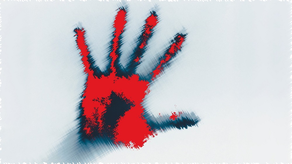 bloody hand