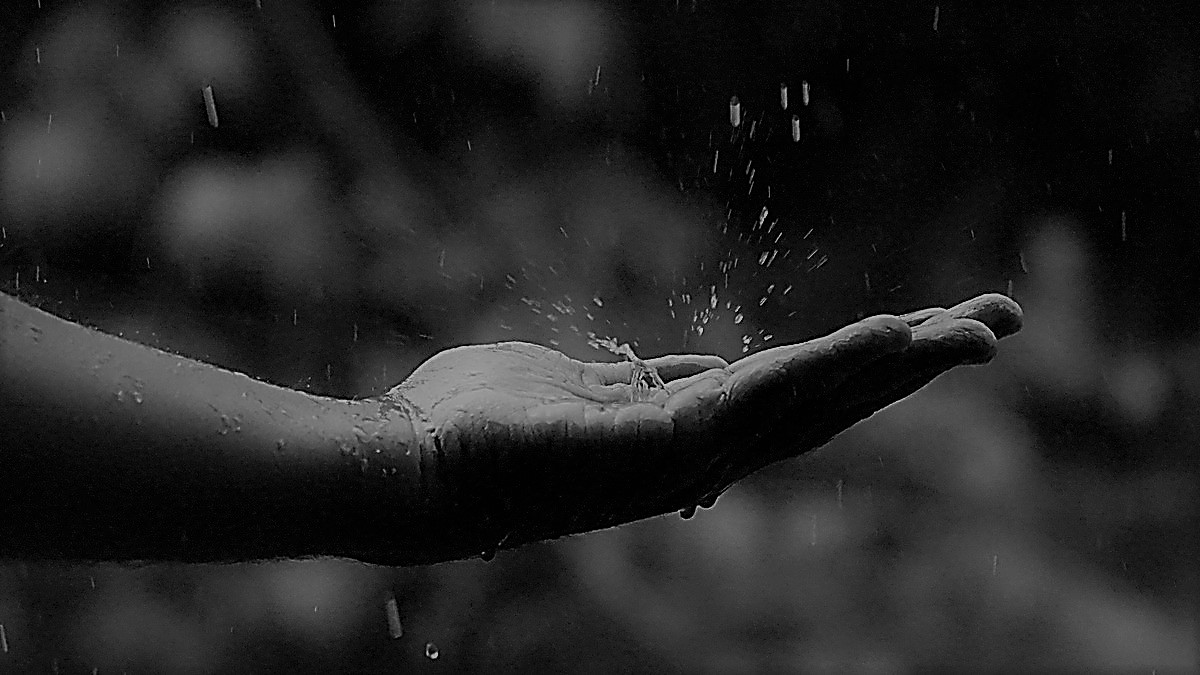 rain hand